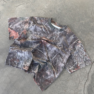 Streetwear Custom Printed Oversized Organic Cotton Camo Camouflage Short Sleeve <b>Tshirt</b> Graphic T-shirts for Men - Product Image 1