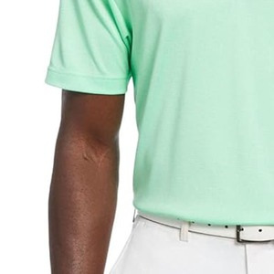 Polo de golf à manches courtes pour homme avec logo personnalisé, de haute qualité, couleur foncée, séchage rapide, respirant, pour les sports de plein air en été - Product Image 6