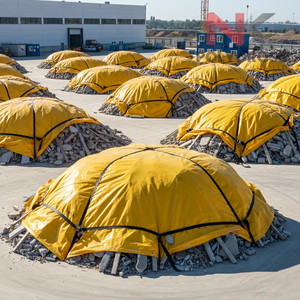 Bâche de protection haute résistance pour débris de construction, couverture anti-poussière et anti-UV en PE renforcé pour chantier - Product Image 5