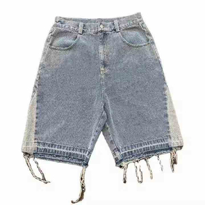 Wholesale 2026 Custom Made Mens Denim Shorts Quick Dry Breathable Summer Denim Shorts with Customized Design Printing - Product Image 1