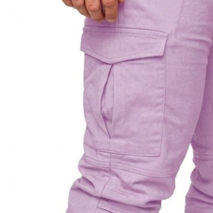 Pantalon cargo droit pour homme personnalisé, pantalon utilitaire multi-poches, streetwear décontracté, 100% coton respirant, respectueux de l'environnement, OEM ODM - Product Image 5
