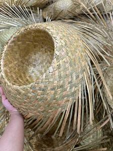 Sombrero de Paja Pava para Adultos, Sombrero Tradicional Puertorriqueño, Sombrero de Paja Deshilachado, Color Natural, Venta al por Mayor - Product Image 4