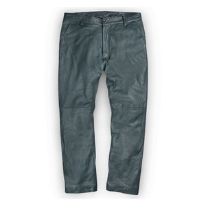 Pantalones de cuero lavado para hombre, de diseño moderno, servicio OEM, cómodos, transpirables y de primera calidad. - Product Image 1