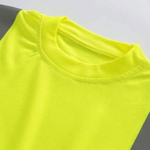 T-shirt de sécurité haute visibilité Econex Sports pour homme, en polyester bleu, réfléchissant, respirant, séchage rapide, anti-plis, pour le travail - Product Image 4