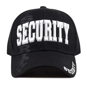 Custom Embroidered Unisex Security <b>Caps</b> Customized <b>Hats</b> High Quality Beach Use Security Guard Safety Wear Customized Fabric OEM - Product Image 3
