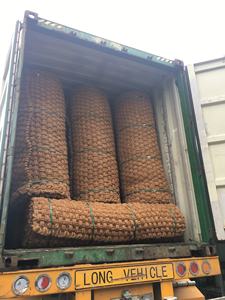 Rouleaux de tapis en fibre de coco 0,6x10m, écologiques, durables, tapis en palmier pour le camping, le pavage de sentiers, provenant d'une usine du Vietnam - Product Image 4