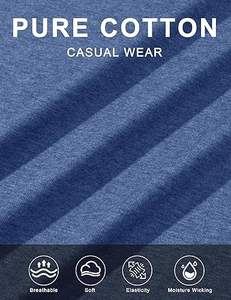 Camisetas de Pesca de Manga Larga para Hombre, Protección Solar UPF 50+, Camisetas de Algodón con Protección UV - Product Image 2