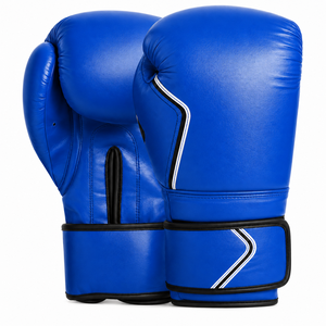 Gants de boxe unisexes FightBro en similicuir sur mesure avec fermeture auto-agrippante - Modèle d'entraînement Winning F095 - Product Image 1