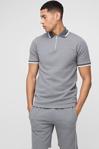 Premium Cotton OEM Mens Summer 2 Piece Outfit T-Shirt Shorts <b>Set</b> Fashion Casual Breathable Solid Jacquard <b>Knitted</b> Digital - Product Image 6
