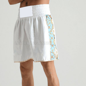 ออกแบบกางเกงบ็อกซิ่งเอวยางยืดแบบลำลองสีพื้น แห้งเร็ว ระบายอากาศได้ดี ขายดีที่สุดสำหรับผู้ชาย - Product Image 4