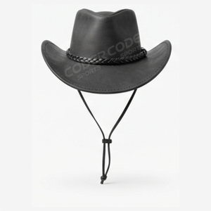 Professional Manufacturer Custom made 100% genuine Leather Unisex <b>Western</b> Cowboy <b>Hat</b> With Pure Leather Sweatband Cowboys <b>Hat</b> - Product Image 3