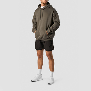 Sweat-shirts décontractés pour hommes les plus vendus, personnalisables, en tissu mélange de coton doux, style hip-hop, pour l'hiver, techniques de teinture unie - Product Image 4