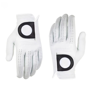Gants de golf professionnels en peau de mouton, respirants, imperméables, protection UV, compatibles écran tactile, couleur unie, faible MOQ, prix abordable - Product Image 1