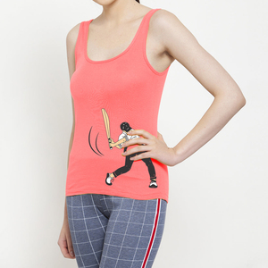 Débardeurs pour femmes en tricot avec impression de logo personnalisée de haute qualité - Coton léger/fibre de bambou, séchage rapide, respirant, personnalisé - Product Image 3