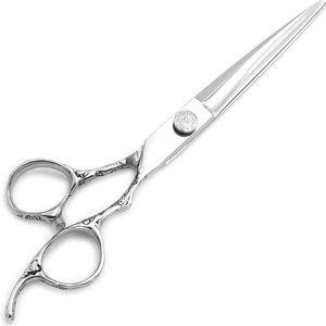 Professional Hairdressing Scissors 6.5 Inch Stainless Steel <b>Long</b> <b>Handle</b> Right Handed Salon <b>Shears</b> Sharp Blade - Product Image 6