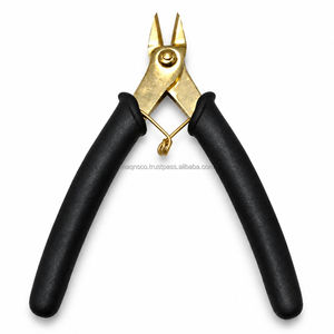 Pince coupante de précision dorée haut de gamme en acier inoxydable pour la fabrication de bijoux - Product Image 2