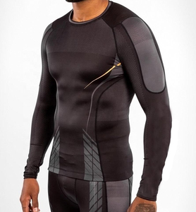 Workout <b>Compression</b> <b>Shirt</b> for Men Long Sleeve Training Gym Top Quick Dry Athletic Performance Sportswear Slim UPF50+ Breathable - Product Image 3