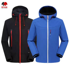 แจ็คเก็ตซอฟต์เชลล์คุณภาพพรีเมียม Ryan Pro Gear สำหรับผู้ชาย กันน้ำ กันลม ผลิตจากผ้าถักที่เป็นมิตรต่อสิ่งแวดล้อม ดีไซน์กระเป๋าแบบพิเศษ - Product Image 5