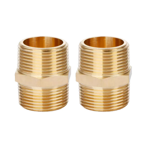 Fabricant leader fournissant des adaptateurs de tuyaux NPT mâles de qualité supérieure 3/4" x 3/4", raccords de tuyaux en laiton, embouts hexagonaux à bas prix - Product Image 1