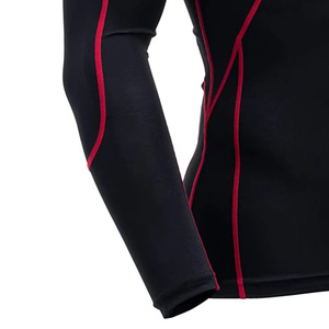Camiseta de compresión ligera de alta calidad para hombre, manga larga, para gimnasio, con diseño liso, para adultos y jóvenes. - Product Image 4