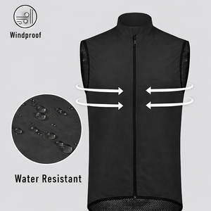 <b>Mens</b> Bike Vest Lightweight Windproof Waterproof <b>Cycling</b> Gilet Sleeveless Outdoor Sports <b>Jacket</b> - Product Image 3