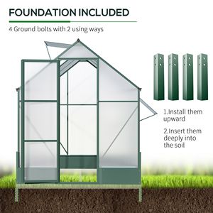 Serra da Giardino Walk-In, Prodotto per Giardinaggio Non Difettoso e Supportato, Senza Reso o Sostituzione - Product Image 4