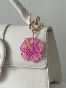 Creative Handmade Embroidery Beaded Keychain Designer <b>Bag</b> Accessory and <b>Key</b> <b>Ring</b> - Product Image 6