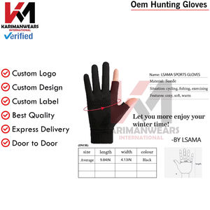 Guantes de Camuflaje Premium para Caza, Hombres y Mujeres, Duraderos, Resistentes a la Intemperie, Accesorios de Caza para Exteriores, Equipo de Camuflaje para Todas las Estaciones - Product Image 2