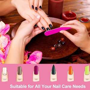 Lime à ongles à grain fin et grossier pour une finition parfaite Lime à ongles durable en émeri pour manucure et pédicure - Product Image 2