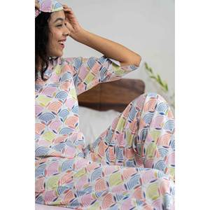 Conjunto de Pijama Rainbow Dreams Talla Pequeña con Antifaz para Dormir - Product Image 3