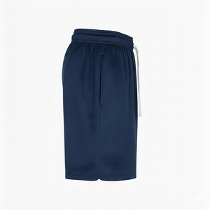 กางเกงบาสเก็ตบอลชาย 6 นิ้ว สไตล์ไฮสตรีท เอวสูง ยางยืดด้านหน้า โลโก้ ผ้าฝ้ายผสมโพลีเอสเตอร์ 220 กรัม พิมพ์ลายตามสั่ง รวดเร็ว - Product Image 5