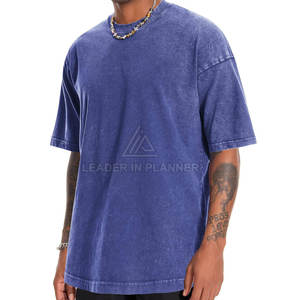 เสื้อยืดทรงหลวมลายใหม่ปี 2026 ออกแบบโลโก้ได้ตามต้องการสำหรับผู้ชาย  เสื้อยืดฟอกสีแบบขายส่ง ใส่สบาย ผลิตจากผ้าฝ้าย 100% - Product Image 4