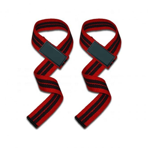 Sangles de musculation en coton robustes avec support pour les poignets pour soulevé de terre, powerlifting et entraînement en salle de sport - Product Image 5