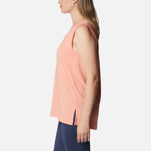 Servicio OEM, Venta al Por Mayor, Logotipo Personalizado, Camisetas sin Mangas de Alta Calidad para Mujer, Camiseta de Punto Blanca Lisa de Algodón para Dama, HECHO POR BS - Product Image 3