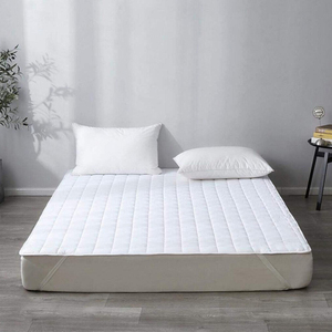 Luxury Knitted 4 Corner Elastic Mattress Protector Deep Corner Straps Moisture Resistant Eco-Friendly Breathable Machine - Product Image 1