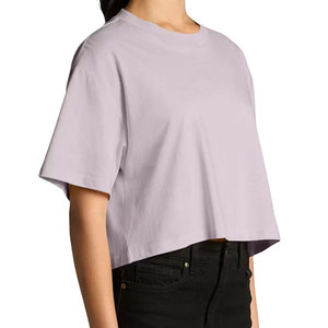 Camiseta Corta para Mujer, Tejido Suave de Primera Calidad, Cuello Redondo, Manga Corta, Ajustada y Elástica, Top Básico de Verano - Product Image 5