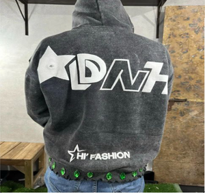 Custom Blank Vintage Distressed <b>Pullover</b> <b>Mens</b> Acid Washed Paint Splatter Sunfaded Winter Fleece Streetwear Hoodie - Product Image 4