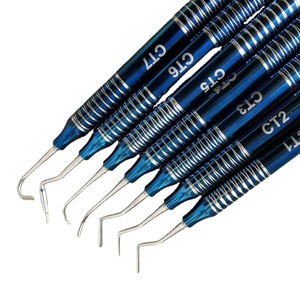 Spatule de remplissage en résine composite dentaire à manche creux, ensemble esthétique de 7 pièces, manuelle, stérilisable, en acier inoxydable, CE ISO dentaire - Product Image 5