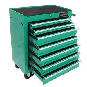 Carrello Portautensili Multifunzionale Verde a 7 Cassetti con Ruote, Soluzione Pratica per lo Stoccaggio - Product Image 4