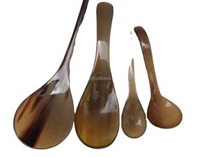 Cuchara de Cuerno de Buey Ecológica Hecha a Mano de Primera Calidad, Apta para Alimentos, Vajilla Natural para Hoteles, Restaurantes y Hogares - Product Image 4