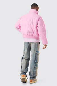 Blouson matelassé oversize chaud d'hiver à capuche, style streetwear unisexe, vente en gros, nouvelle arrivée - Product Image 3