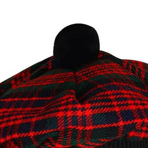 Gorro Escocés MacDonald TAM O SHANTER para Hombre, Boina de Lana de Alta Calidad, Balmorals Tartan Tammy Hat 2026 - Product Image 5