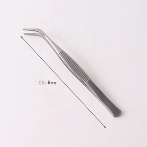 Pince à cils professionnelle pour débutants, outil de greffage de cils, pince à cils en acier inoxydable - Product Image 6