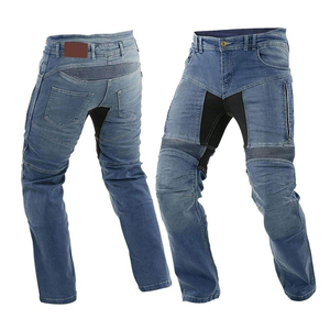 Men's Fully <b>Lined</b> Breathable Washable Button Motorcycle Denim <b>Jeans</b> Solid Pattern Winter Reinforced 100% Cotton Eco-Friendly Mid - Product Image 6