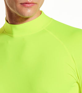 Camiseta de Compresión Unisex de Manga Larga, Gris y Negro, con Paneles de Malla, Secado Rápido, Transpirable, Ecológica, Antibacteriana - Product Image 6