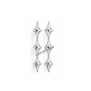 Poignée de meuble moderne en métal noir, bouton durable pour armoire et bar - Product Image 4