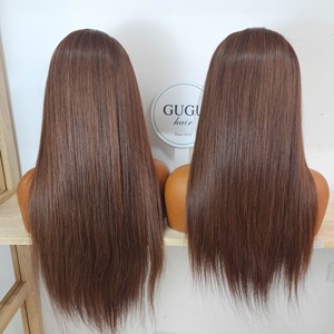 13x6 <b>Body</b> <b>Wave</b> Vietnam Hair Glueless Full Transparent for Lace Front Wig Virgin Hair Reddish Color Long 150% Density Women's - Product Image 5