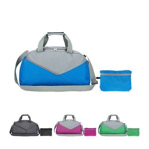 Premium Grey Athletic Duffle Bag Lightweight Sport Gym Holdall with Shoe Compartment and Reinforced Webbing Handles - Product Image 2