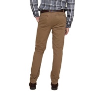 Heren Skinny-Fit Kaki Canvas Broeken van Hoge Kwaliteit, Op Maat Gemaakt, Hoge Taille, Casual Business Broeken, Exportklaar, Stretch Chino, Rechte Pasvorm