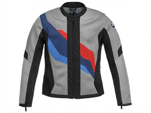 Veste de moto professionnelle en cuir de vache véritable BW Sidepod Air pour homme/Chaqueta avec protection dorsale niveau 2 CE - Product Image 1